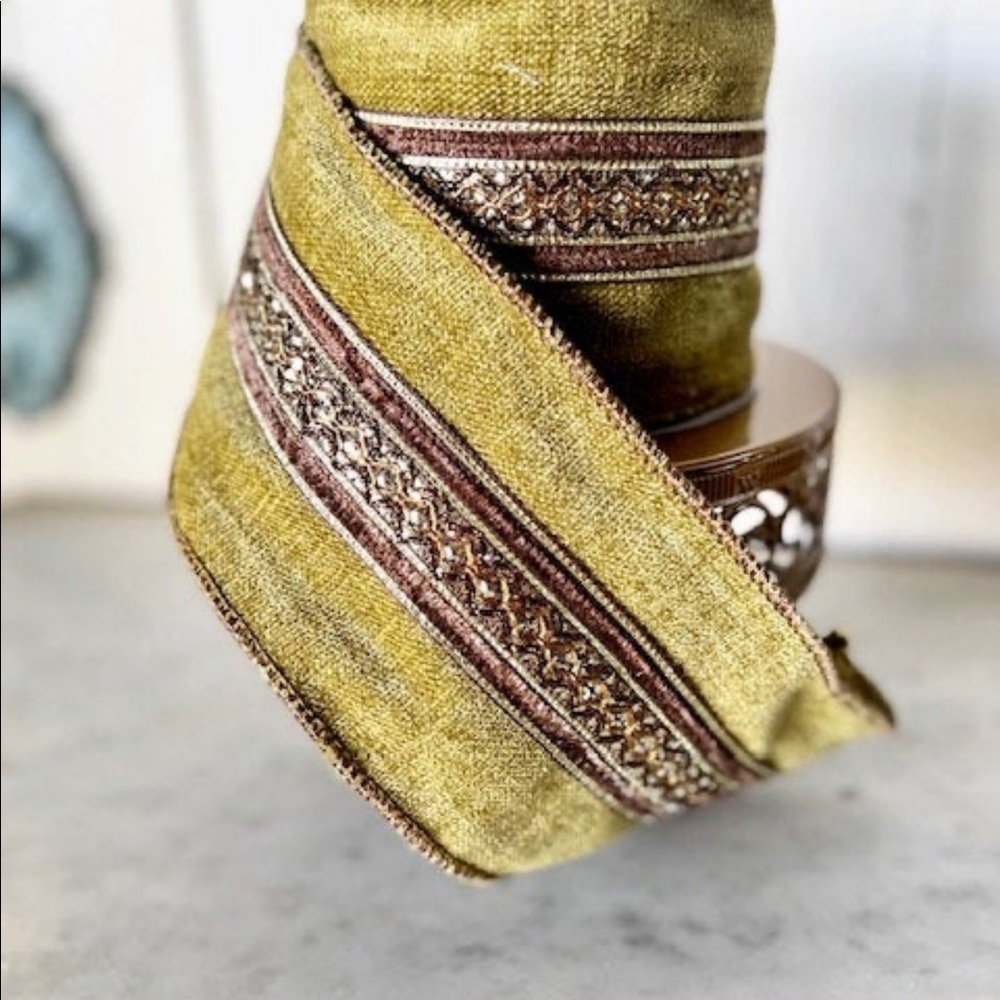 Katherine’s Collection Olive Designer Ribbon